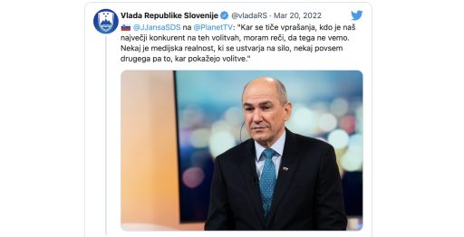 tviter racun vlade sds