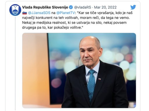 tviter racun vlade sds