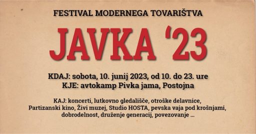 javka 23 festival tovaristva