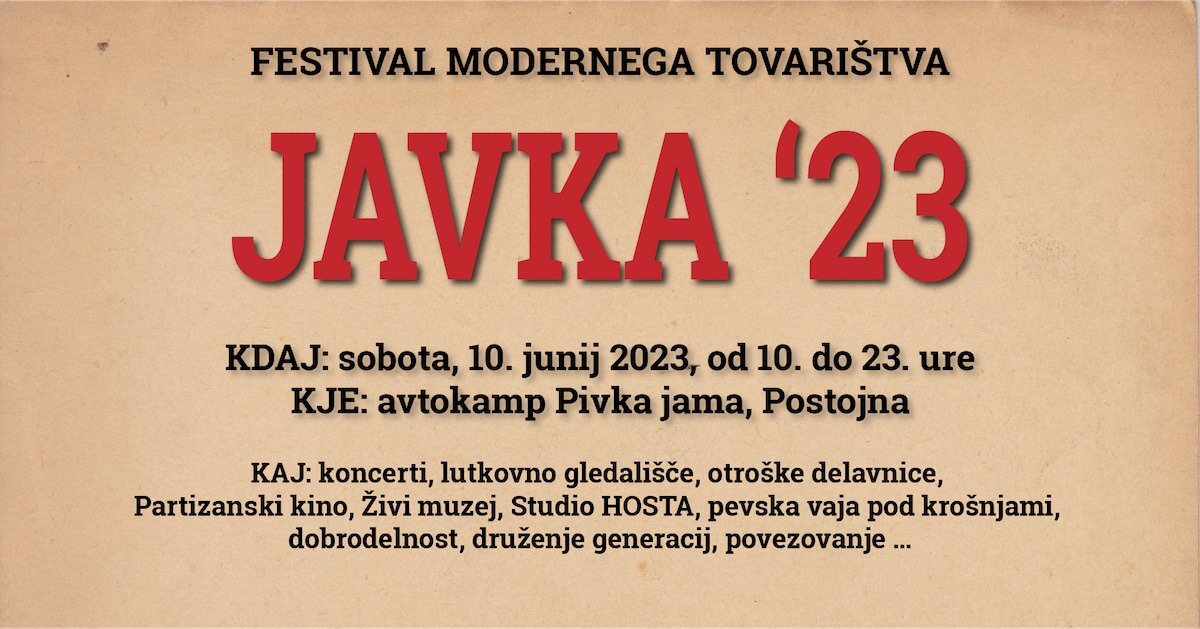 javka 23 festival tovaristva