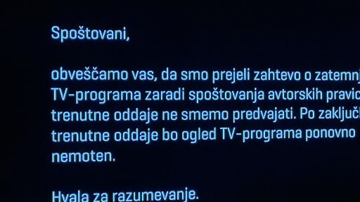 zatemnjen program
