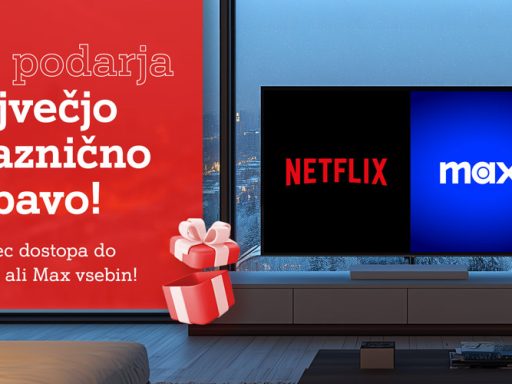 A1 podarja Netflix+Max