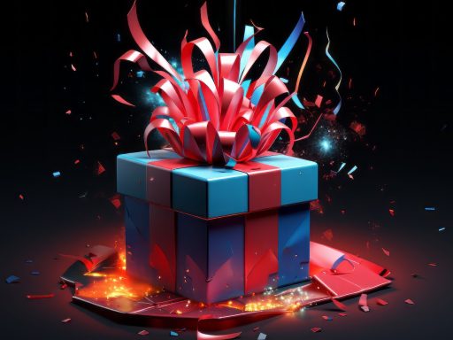 boxing day celebration with gift