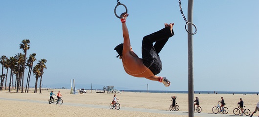 santa monica muscle beach