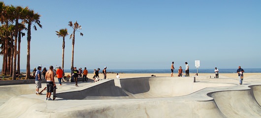 venice beach skate plaza photos