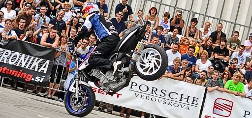 Auto Motor Show Ljubljana - Chris Pfeiffer stunt show