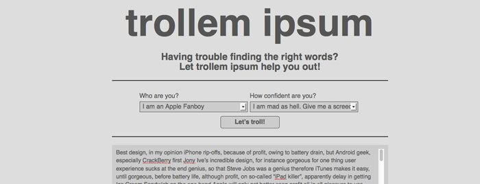 trollemipsum