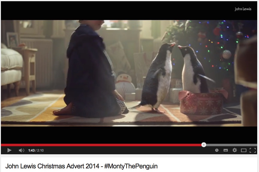 John Lewis Christmas Advert 2014 - #MontyThePenguin john_lewis