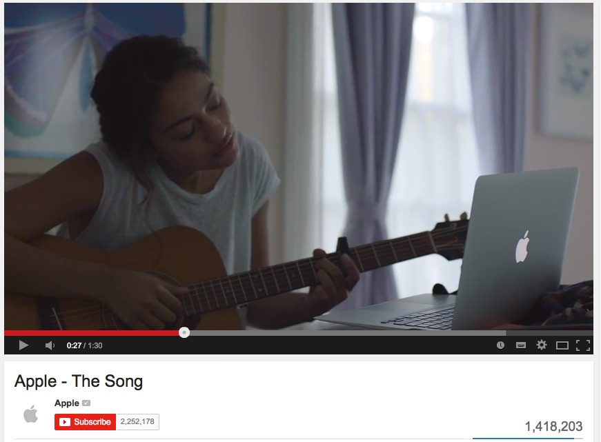Apple - The Song - oglas Apple - The Song - oglas