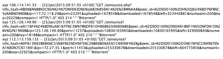 DDoS - distributed denial of service čez bittorrent