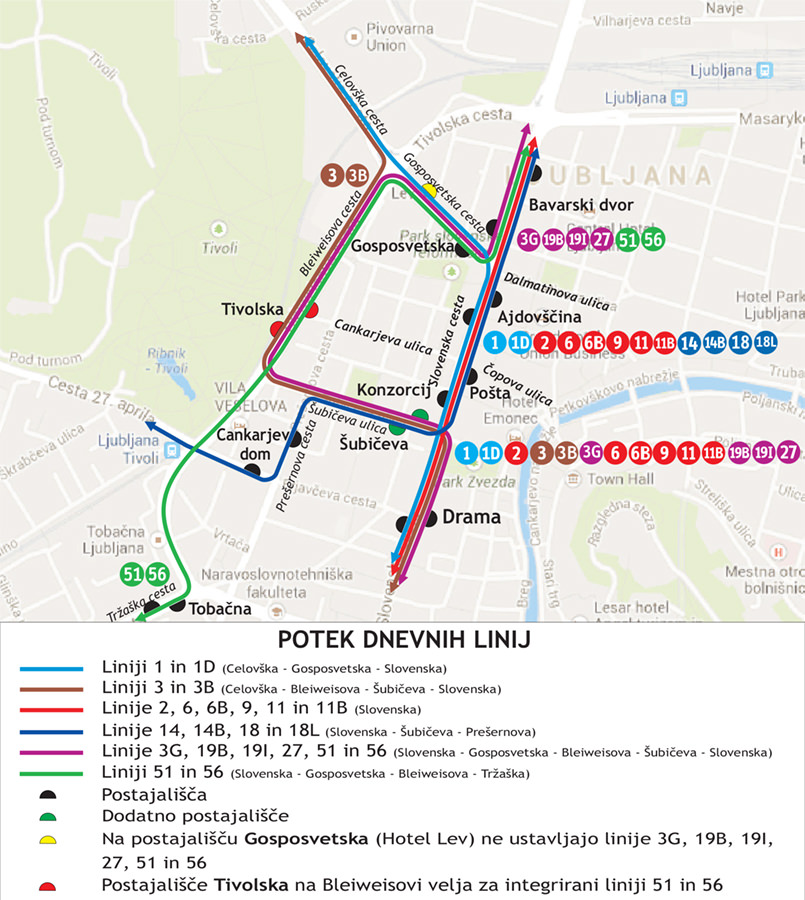 Slovenska cesta zopet odprta za avtobuse / zaprta za taksije