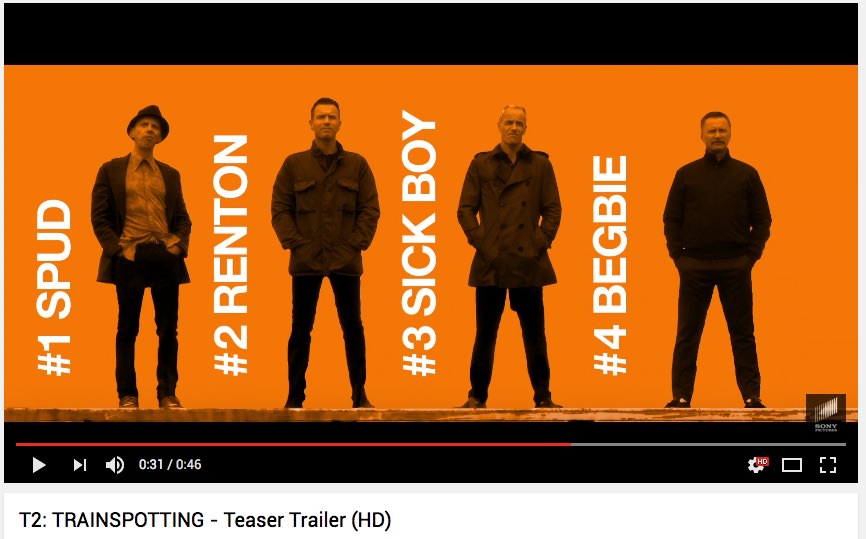 T2: Trainspotting / v kinodvoranah februarja 2017