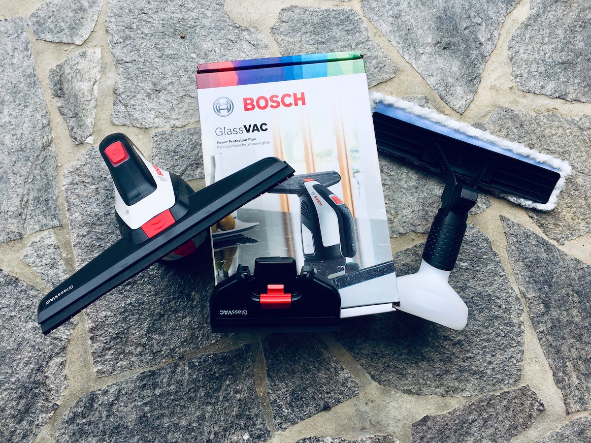 Bosch GlassVac akumulatorski vakumski cistilnik za steklo Bosch GlassVac akumulatorski vakumski cistilnik za steklo