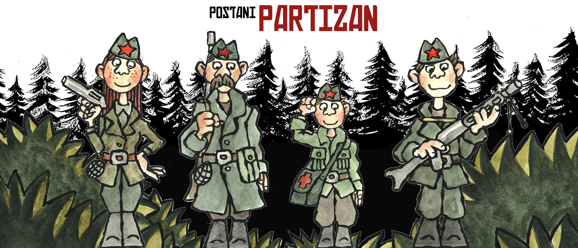 Postani partizan Darko Nikolovski predstavlja namizno druzbeno igro Postani partizan Darko Nikolovski predstavlja namizno druzbeno igro