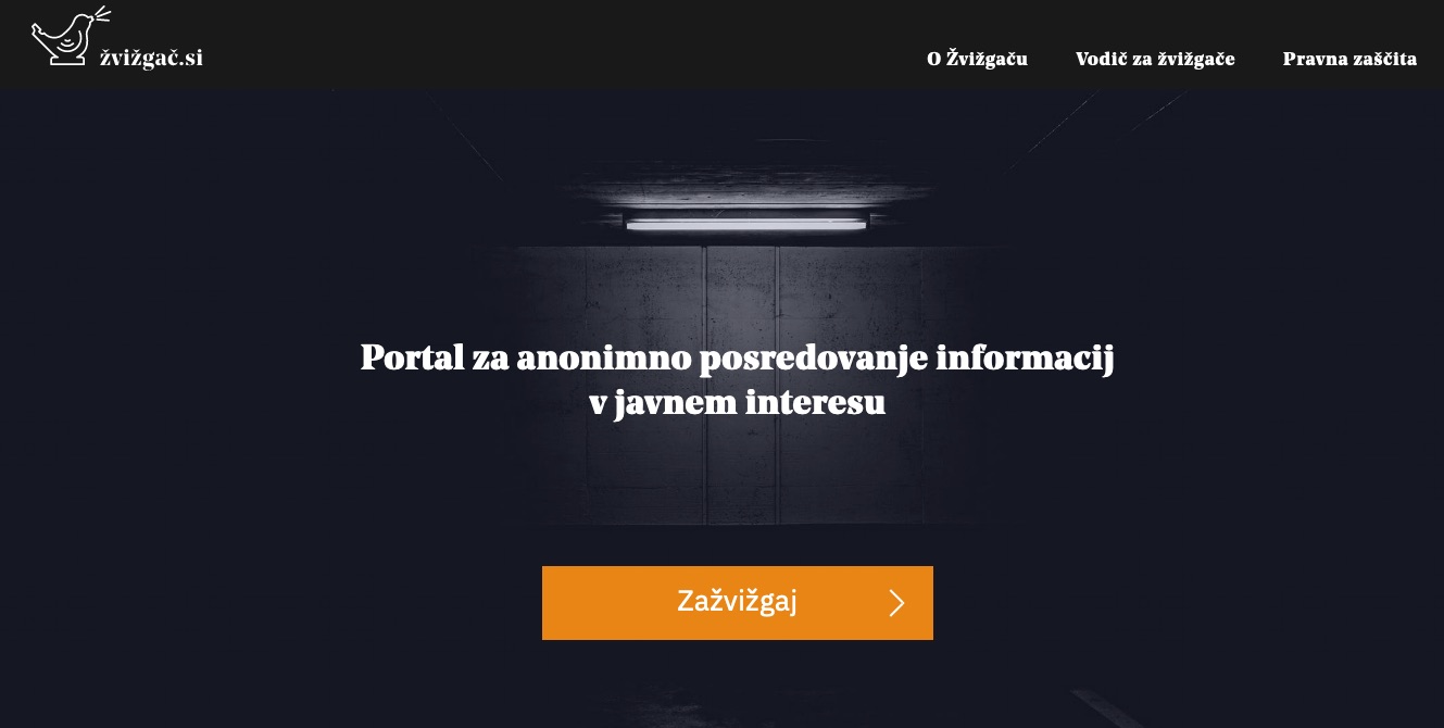 Zvizgac.si Zvizgac portal za anonimno posredovanje informacij v javnem interesu Zvizgac.si Zvizgac portal za anonimno posredovanje informacij v javnem interesu