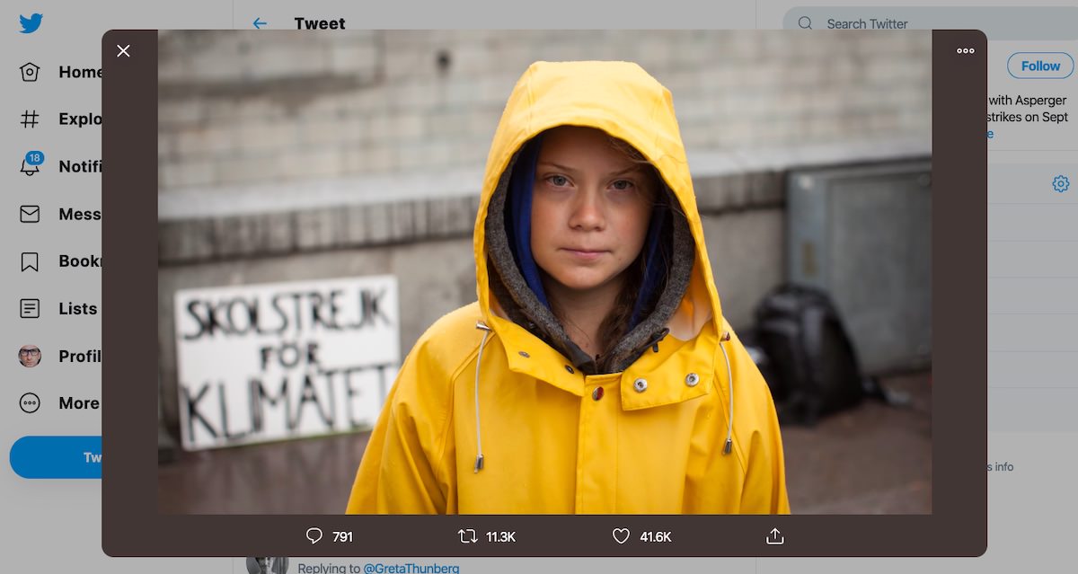 Rok Kranjc Nova24TV in ad hominem napad na Greto Thunberg