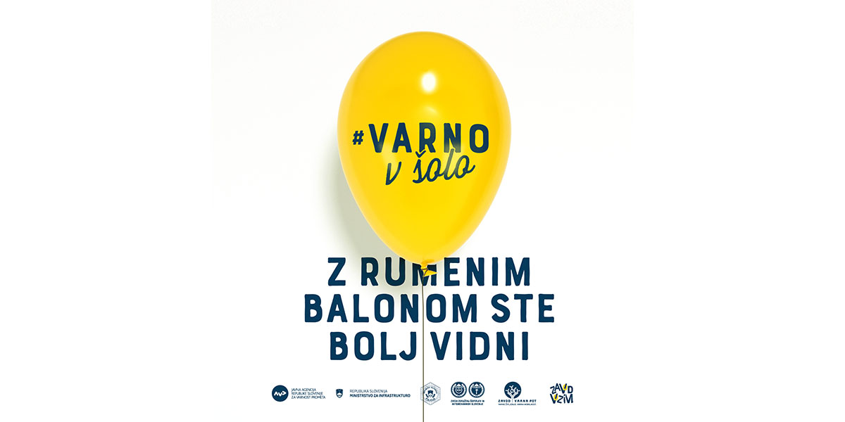 Rumeni biorazgradljivi baloni danes pripomogli k boljsi vidnosti otrok Rumeni biorazgradljivi baloni danes pripomogli k boljsi vidnosti otrok
