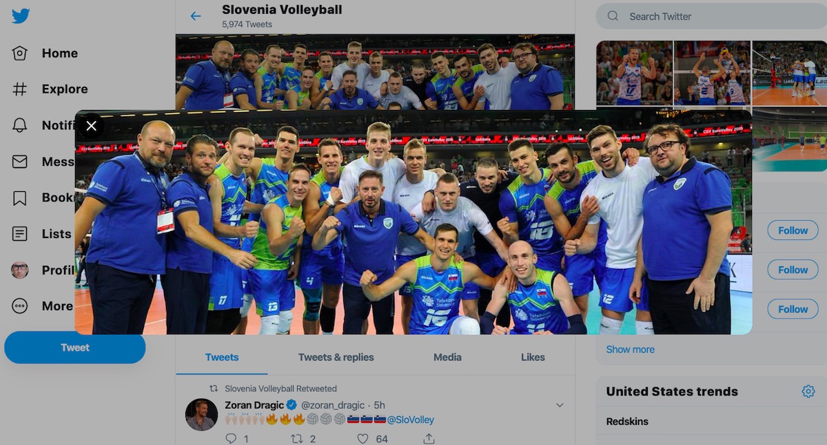 Slovenska odbojkarji premagali Rusijo v polfinalu s Poljsko