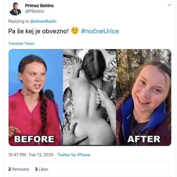 Za poskus diskreditacije Grete Thunberg so za ponosnega oceta in Katolika dovoljena vsa sredstva Za poskus diskreditacije Grete Thunberg so za ponosnega oceta in Katolika dovoljena vsa sredstva