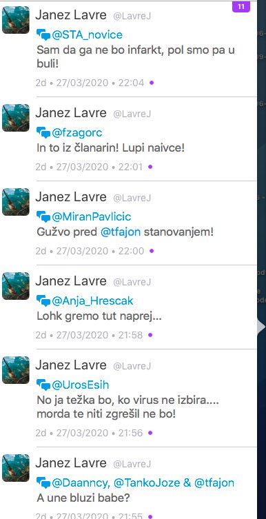 Janez Lavre direktor bolnisnice Slovenj Gradec in njegovo zaljenje na Twitterju1 Janez Lavre direktor bolnisnice Slovenj Gradec in njegovo zaljenje na Twitterju1