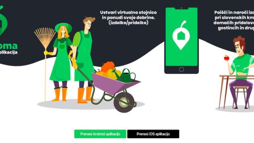 Aplikacija OdDoma kreiranje virtualne stojnice