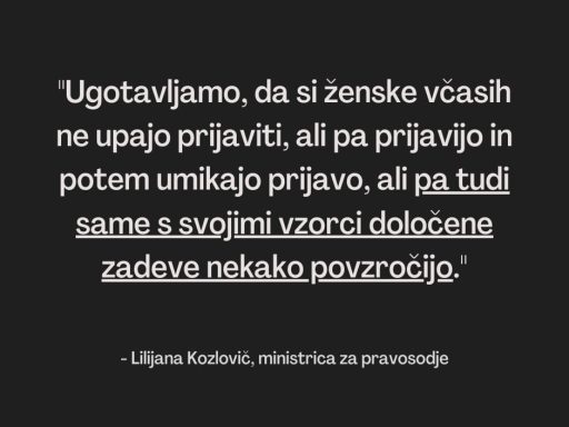 Lilijana Kozlovic ministrica o posilstvu