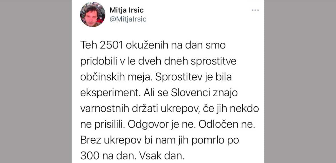 mitja irsic eksperiment