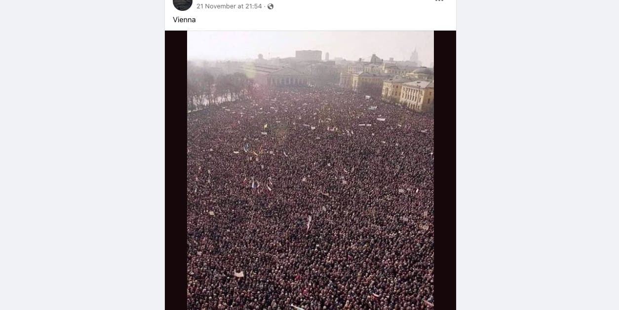 Za anticepilce je Dunaj 2021 v bistvu Moskva 1991 Za anticepilce je Dunaj 2021 v bistvu Moskva 1991