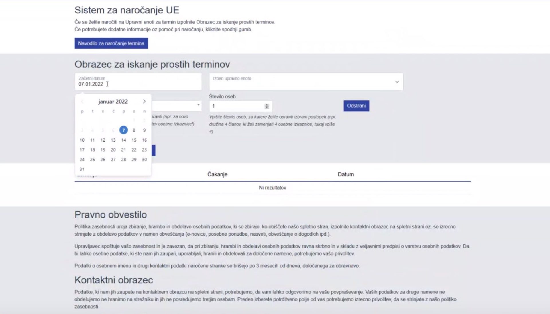 UeNarocanje