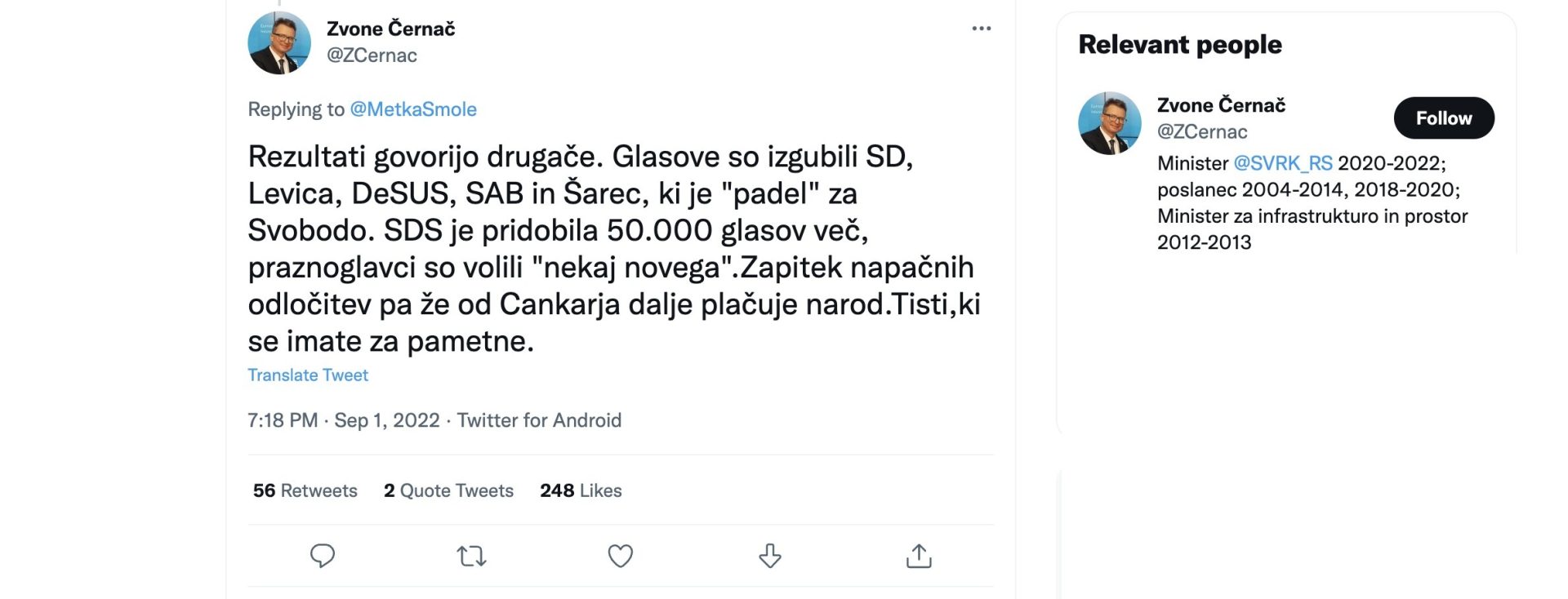 zvone cernac praznoglavci