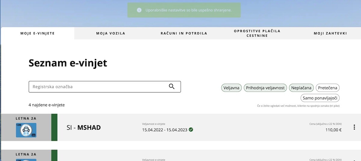 e vinjeta uporabniska izkusnja e vinjeta uporabniska izkusnja